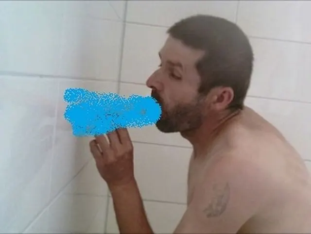 mit dildo in der dusche