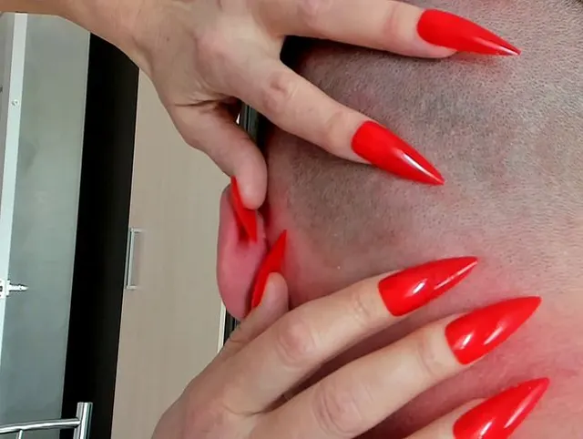 Asmr Stiefmutter MILF lange Nägel Massage Fetisch