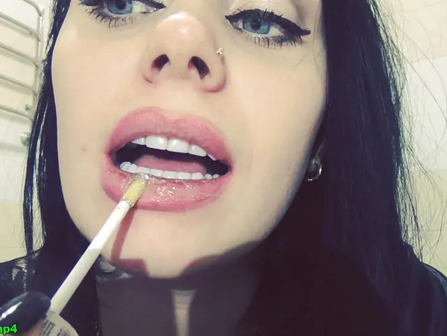 Goldene Lippen