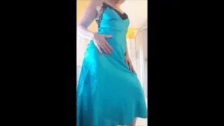 Mein heisses Satin Nachthemd