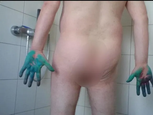 Geiler Spaß mit der Fingerfarbe