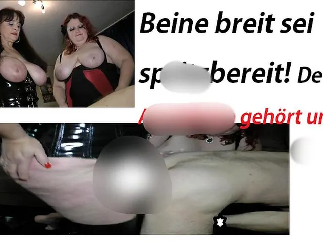 Beine breit sei spritzbereit! Deine Arschfotze gehört uns !