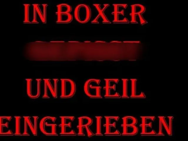 Schön in die Boxer gepisst und anschließend damit saftig glänzend eingerieben !!!