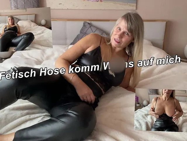 Fetisch Hose komm Wichs auf mich