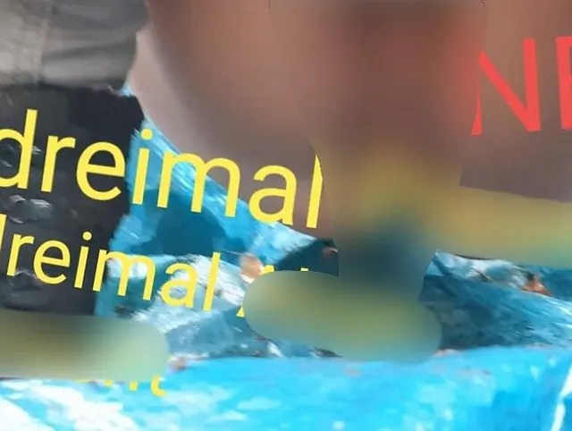 Dreimal gepisst und dreimal Abgewischt.