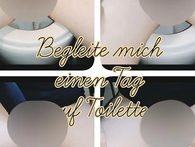Begleite mich einen Tag auf Toilette