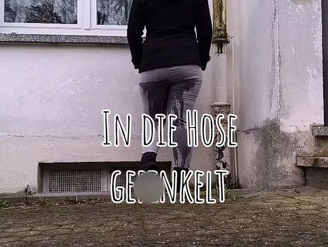 In die Hose gepinkelt