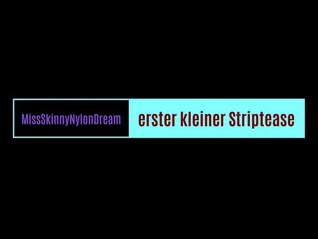 Kleiner skinny Striptease