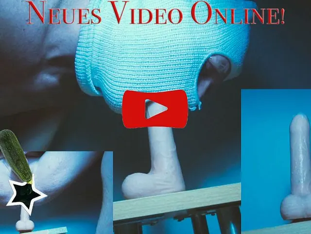 ***SLOW-MOW*** 20CM DILDO BRINGT SKLAVEN ZUM ABSPRITZEN 2X!!! ***MEGA-CUM***!!