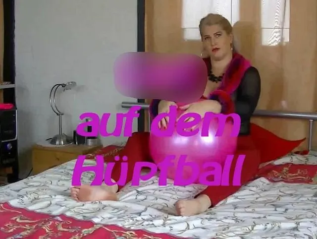 geil auf dem Hüpfball
