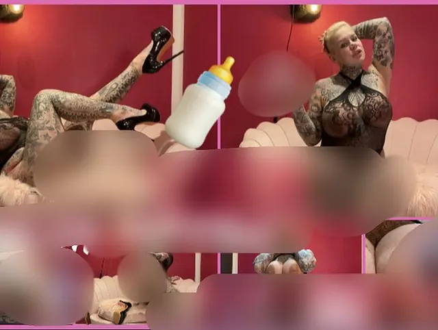 SILIKON MILCH TITTEN erst Zapfen dann ficken.